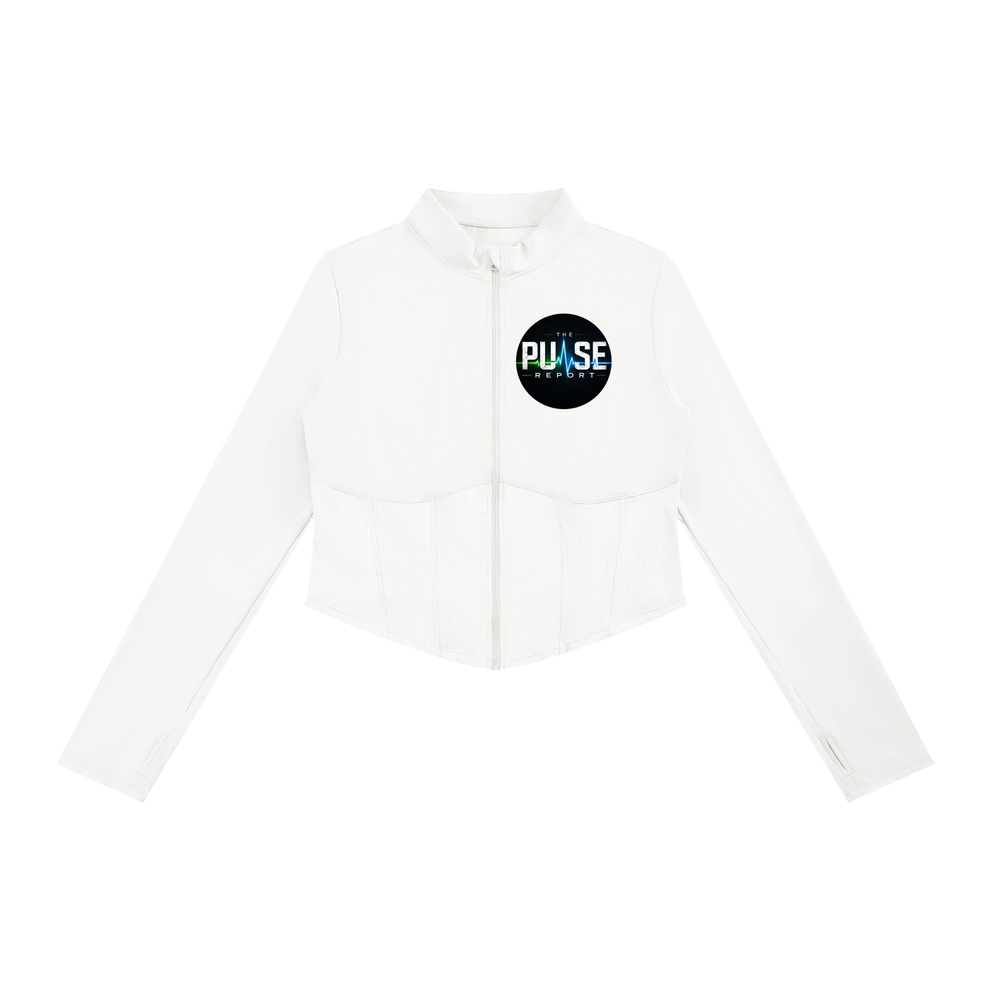 Women's Slim Fit Full-Zip Yoga Jacket- (Pulse Beat)
