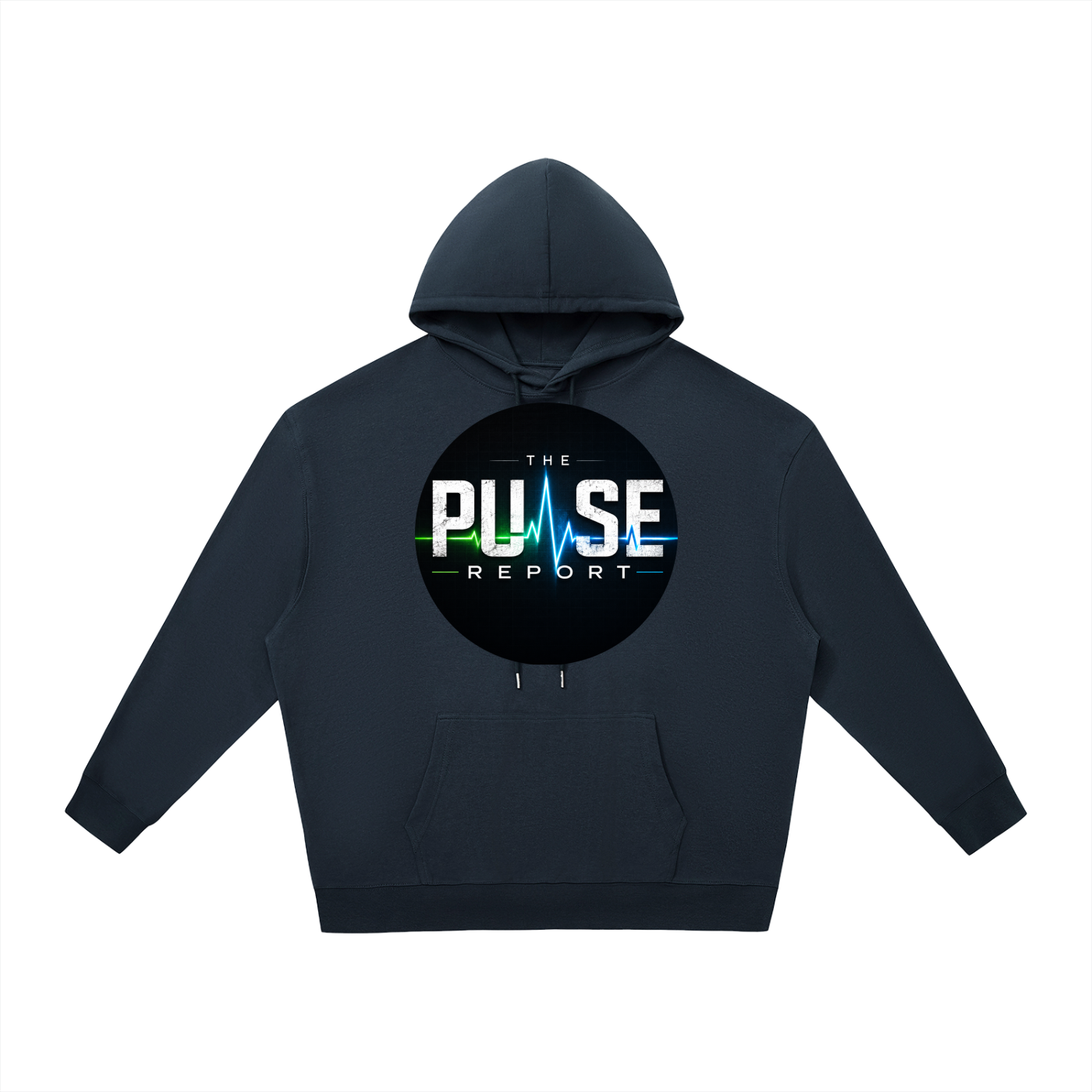 Unisex Relaxed Pullover Hoodie- (Pulse Beat)